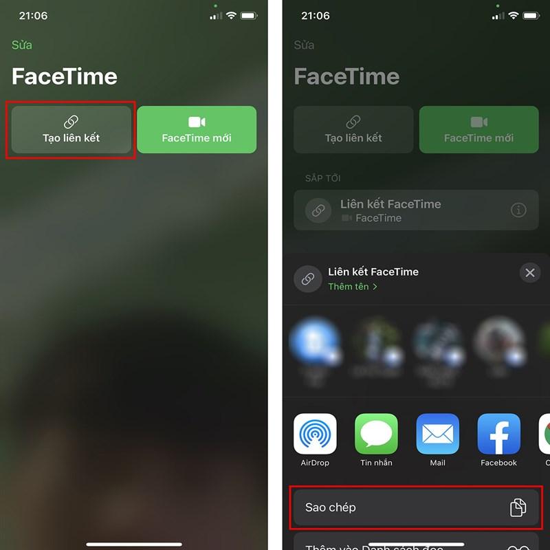 Tham gia cuộc gọi FaceTime