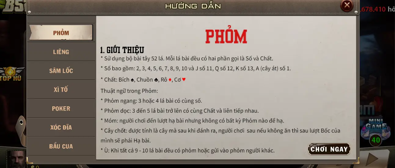 Phỏm B52club - Trò chơi đổi thưởng thú vị nhất trong năm 2024