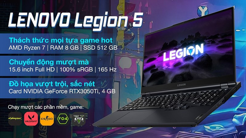 Lenovo Legion - Lựa chọn hoàn hảo cho game thủ