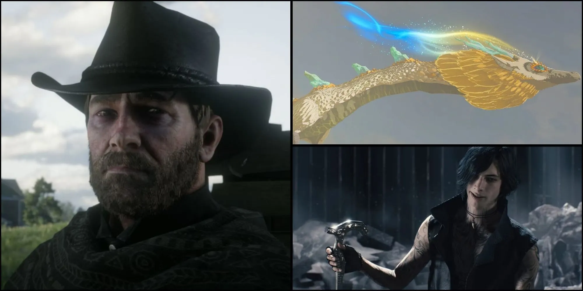 arthur morgan rdr2 light dragon zelda ttok v dmc5