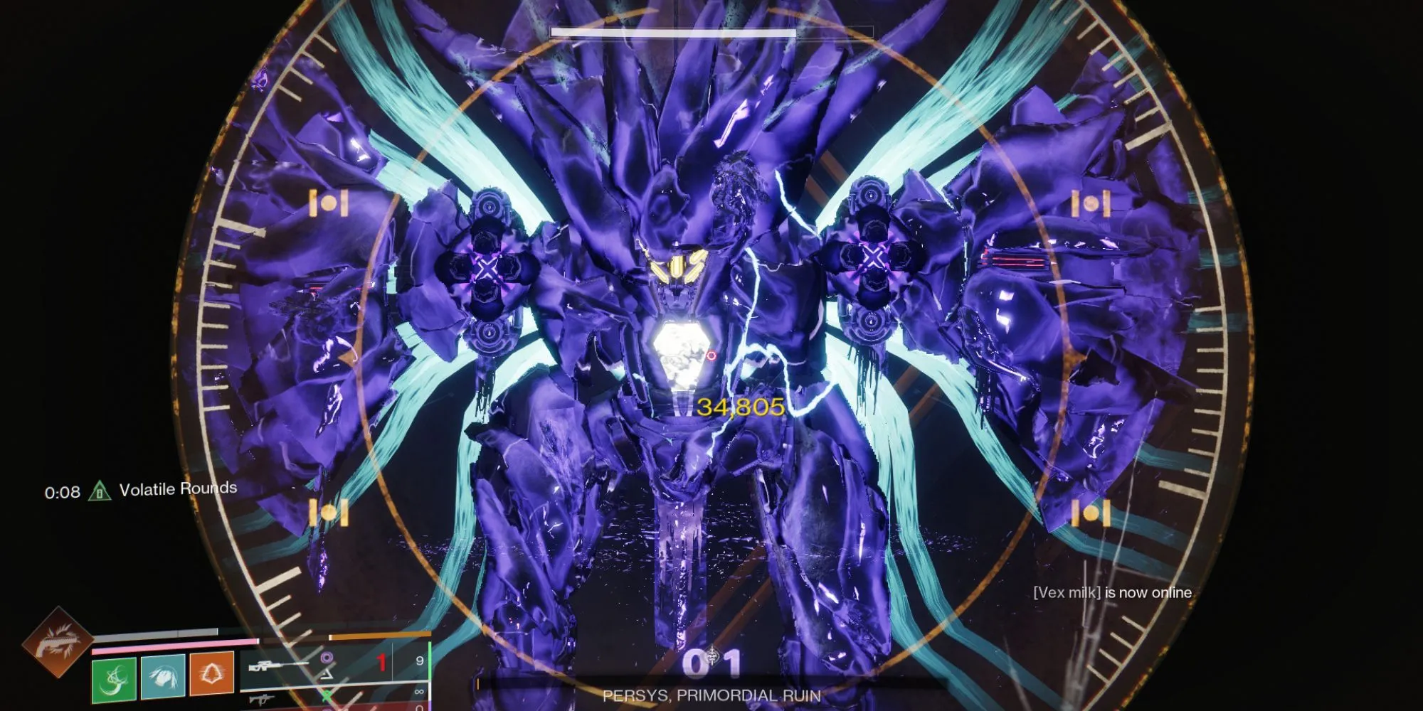 Boss Persys, một Wyvern khổng lồ trong Destiny 2
