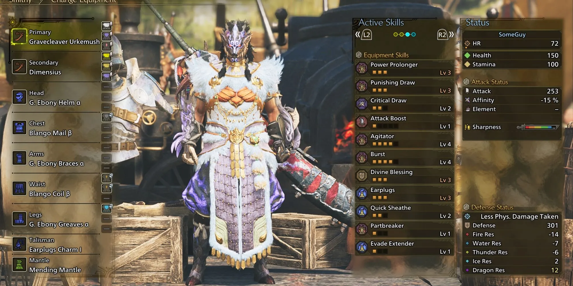 Build Kiếm Dài High Rank Monster Hunter Wilds