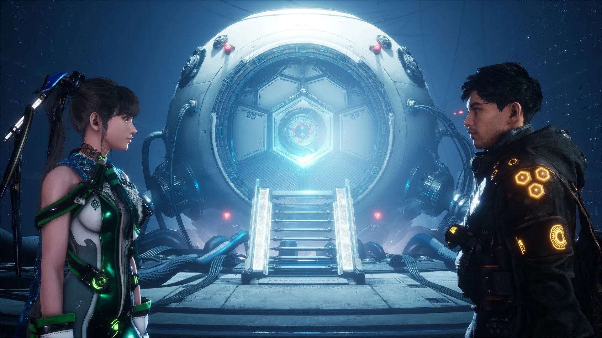 Eve chiến đấu trong Stellar Blade, minh họa cho hiệu năng game trên PC.