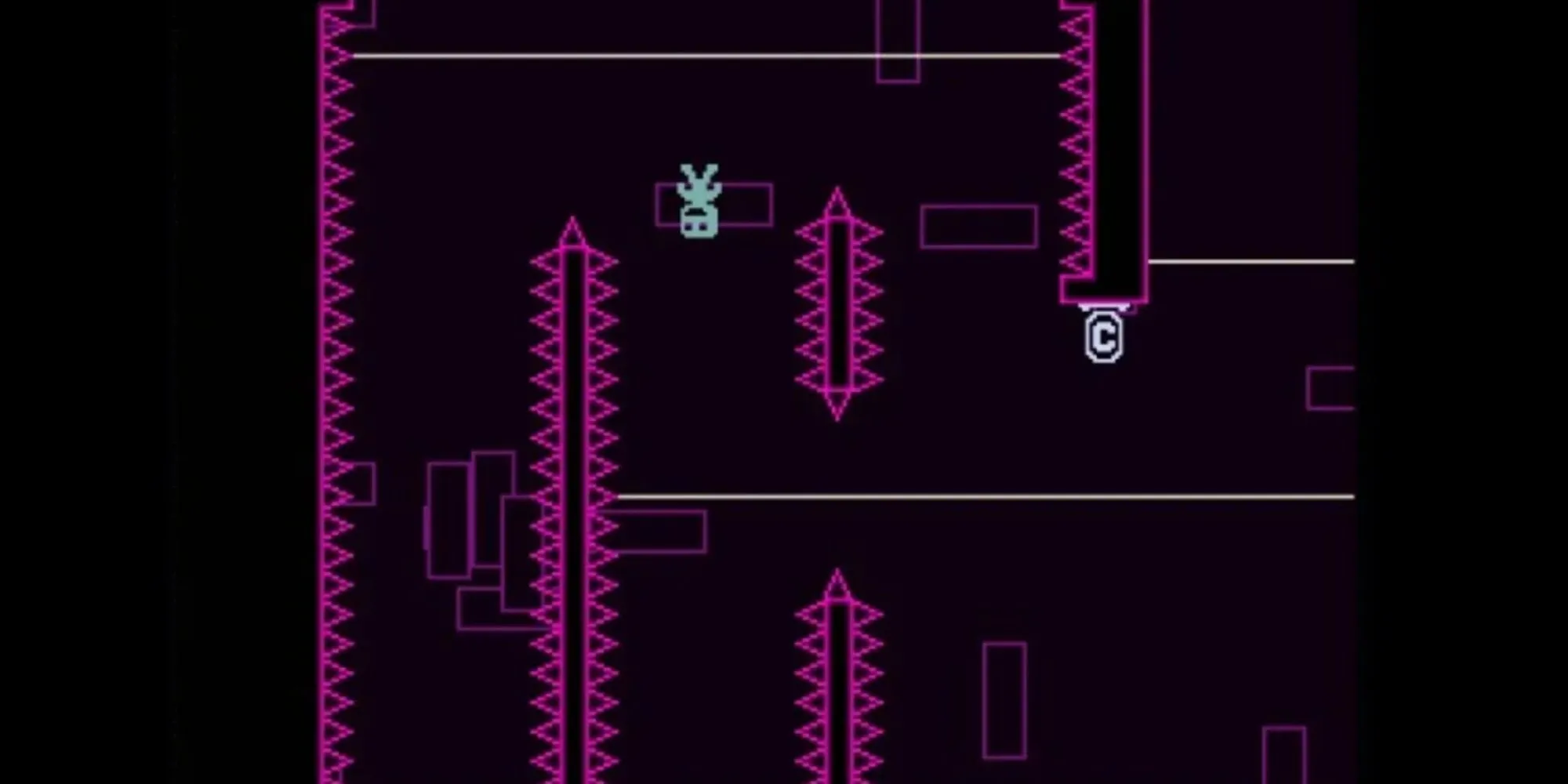 Gameplay tối giản với cơ chế đổi trọng lực đặc trưng của game VVVVVV.