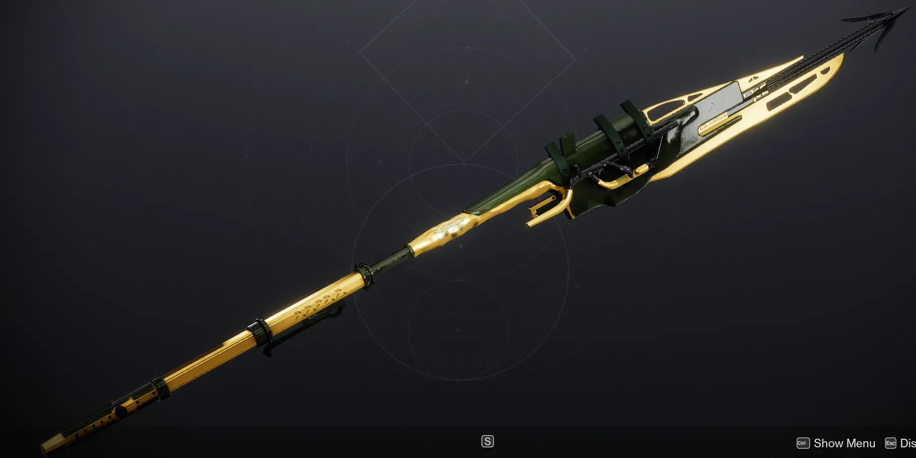Glaive Greasy Luck Adept trong Destiny 2