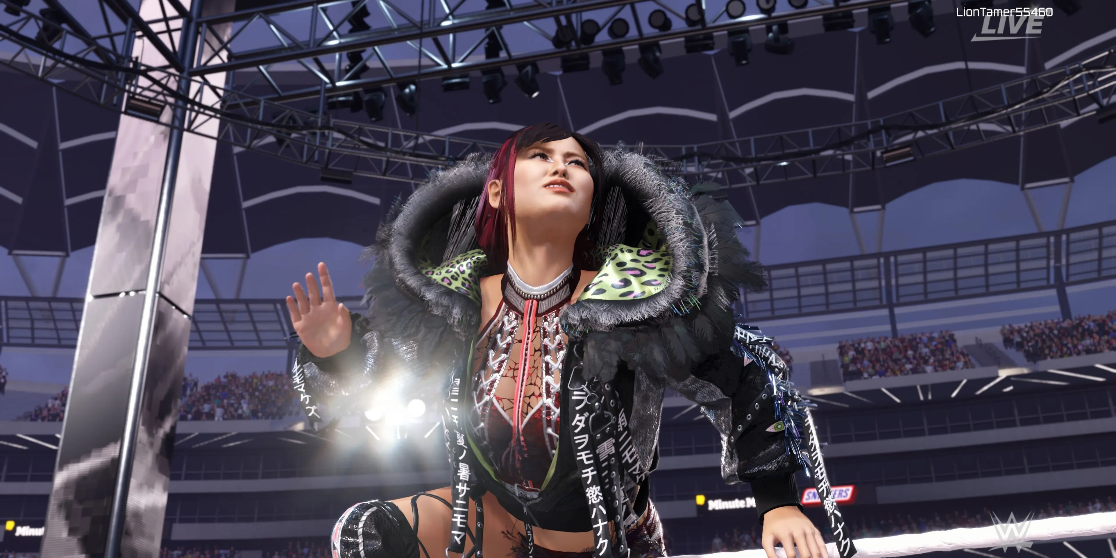 Iyo Sky, thiên tài trên không, trong tựa game WWE 2K25