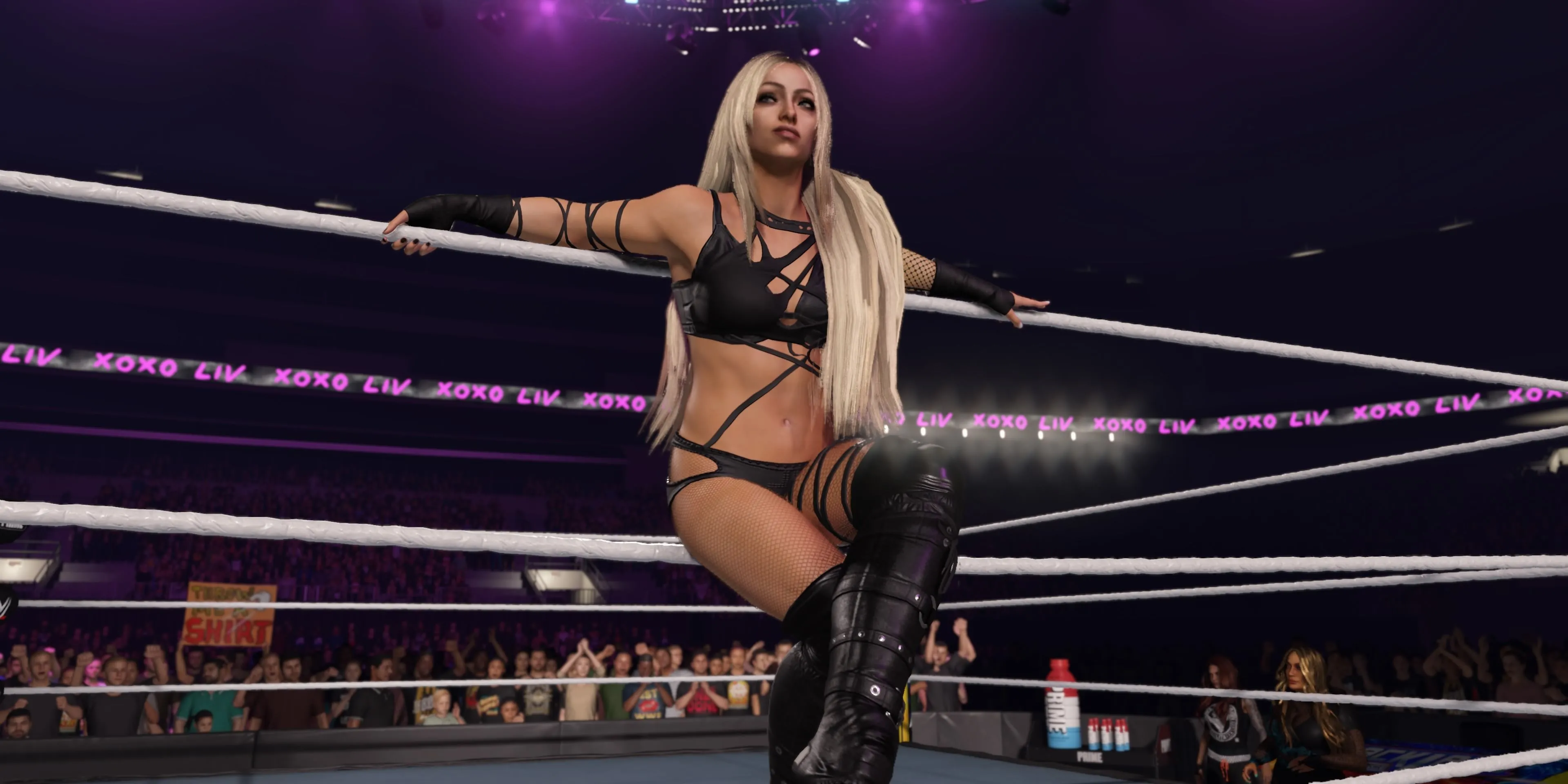 Liv Morgan cá tính với trang phục thay thế trong WWE 2K25