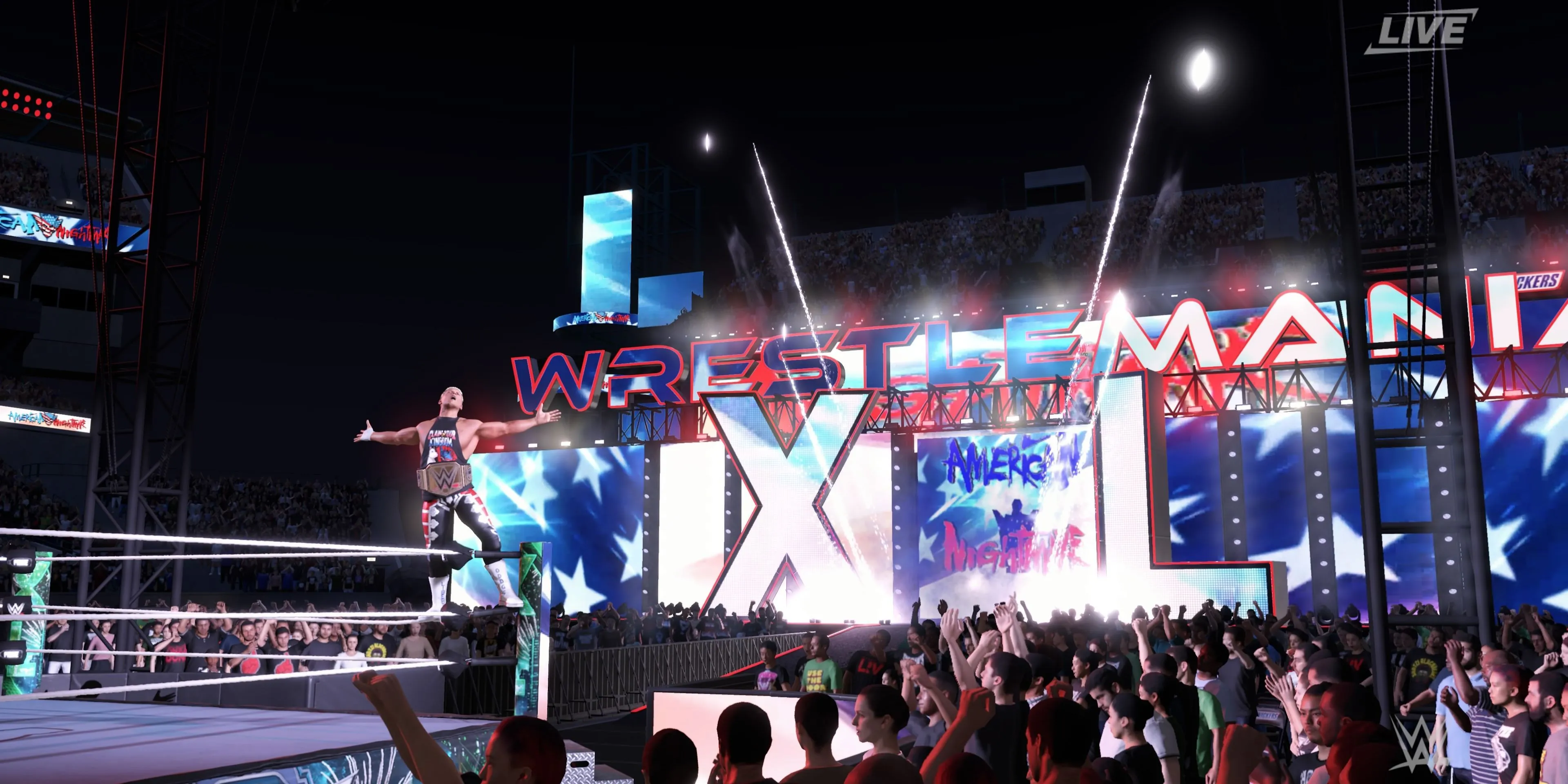 Nhà vô địch WWE Cody Rhodes 'American Nightmare' ra sân trong WWE 2K25