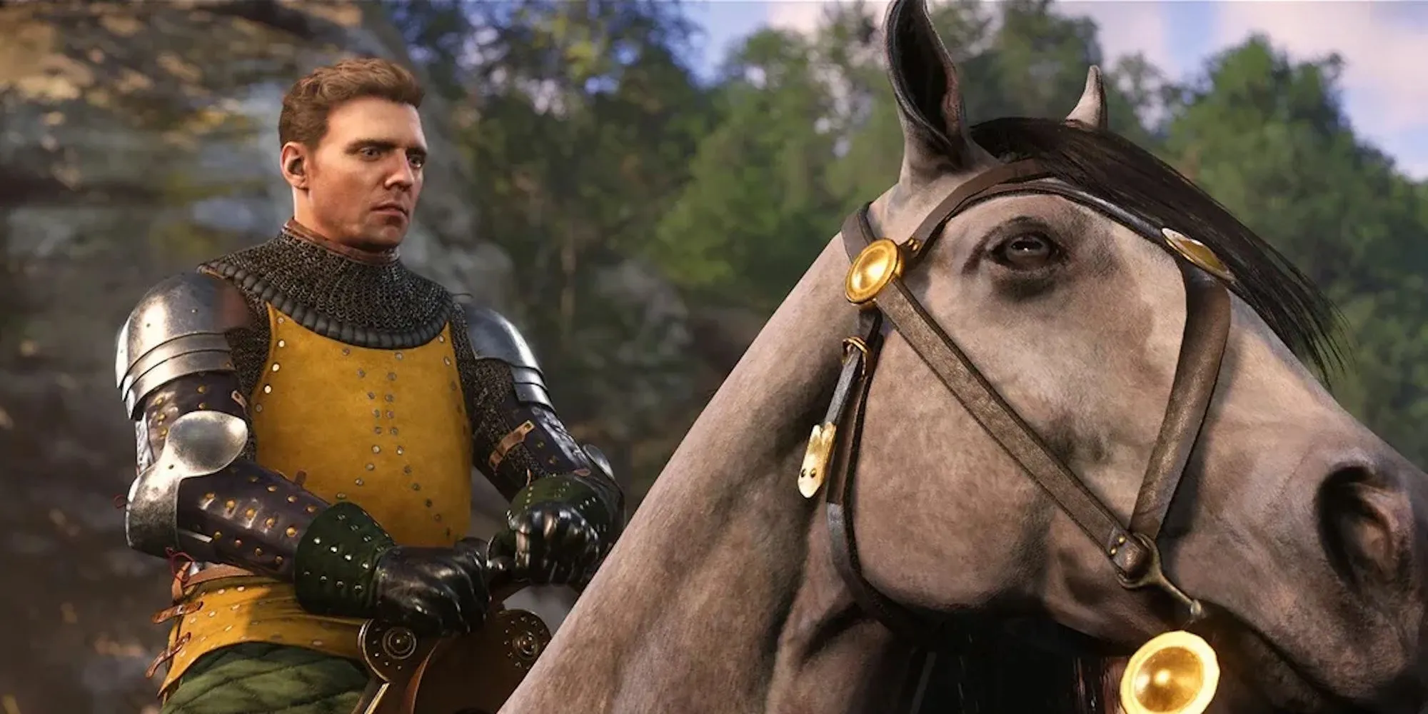 Nhân vật Henry trong Kingdom Come Deliverance II với trang phục thời trung cổ
