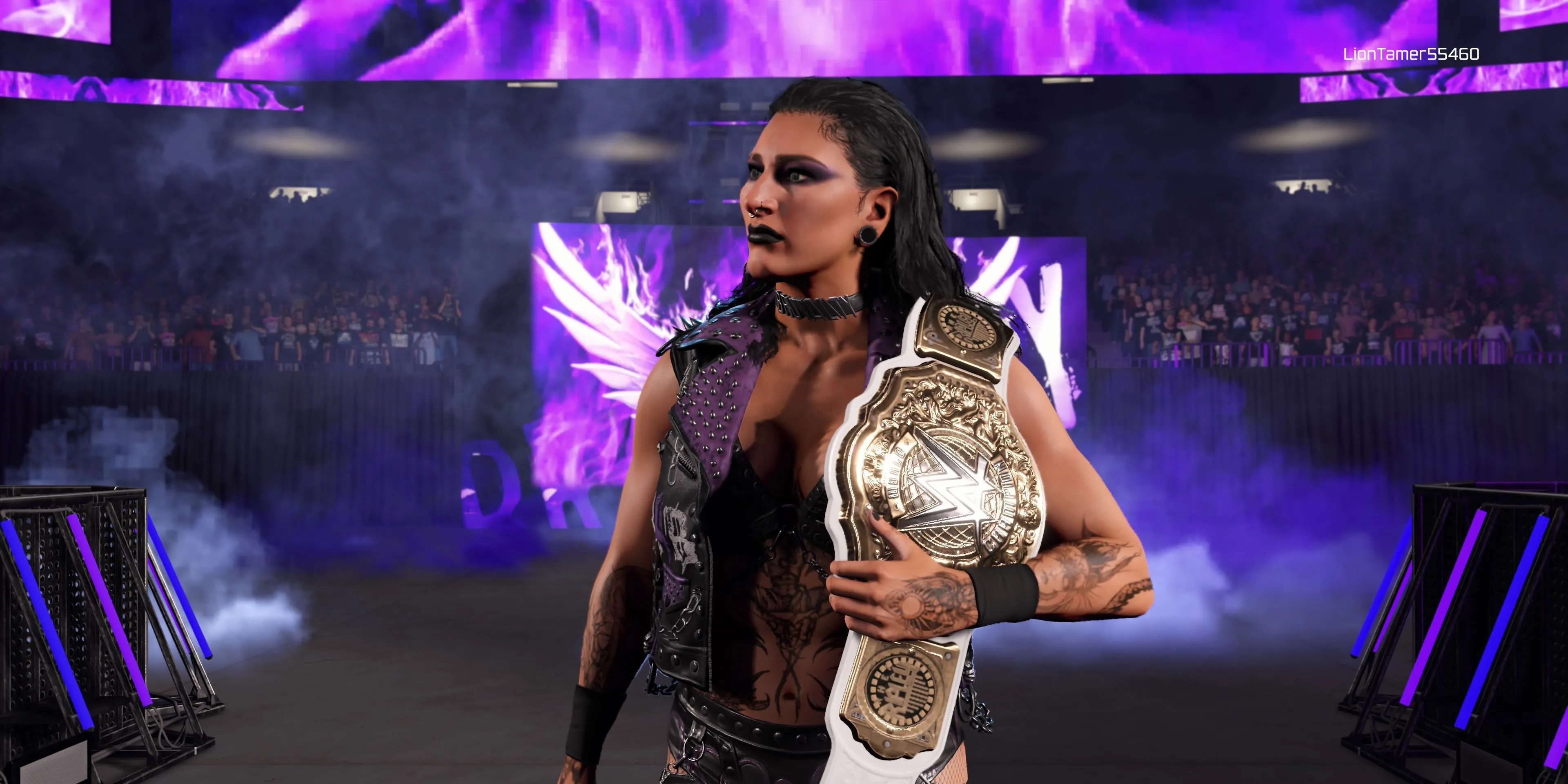 Rhea Ripley 'Mami' đầy uy lực trên sàn đấu WWE 2K25