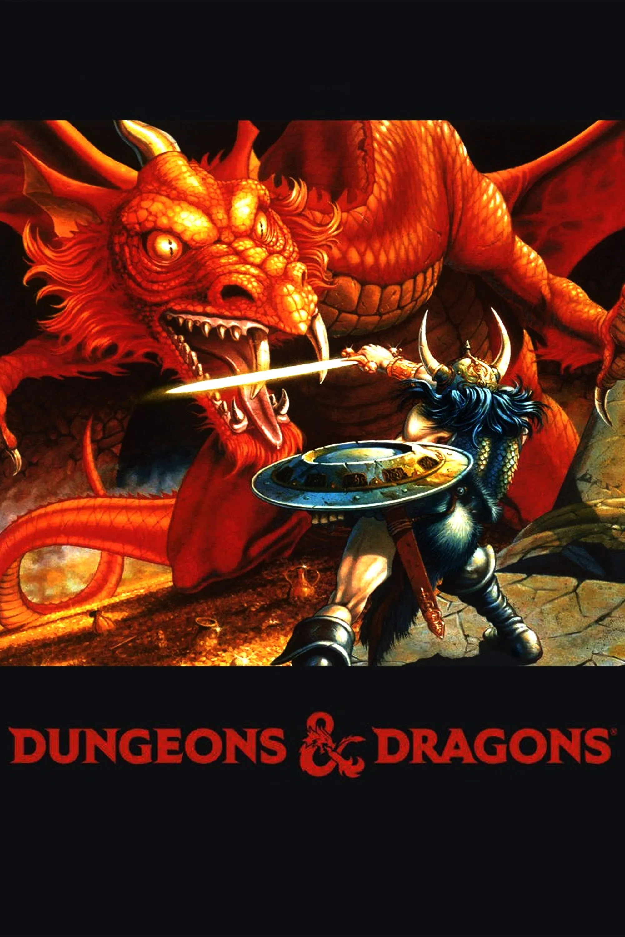 Biểu tượng thương hiệu Dungeons & Dragons, đại diện cho game nhập vai bàn nổi tiếng