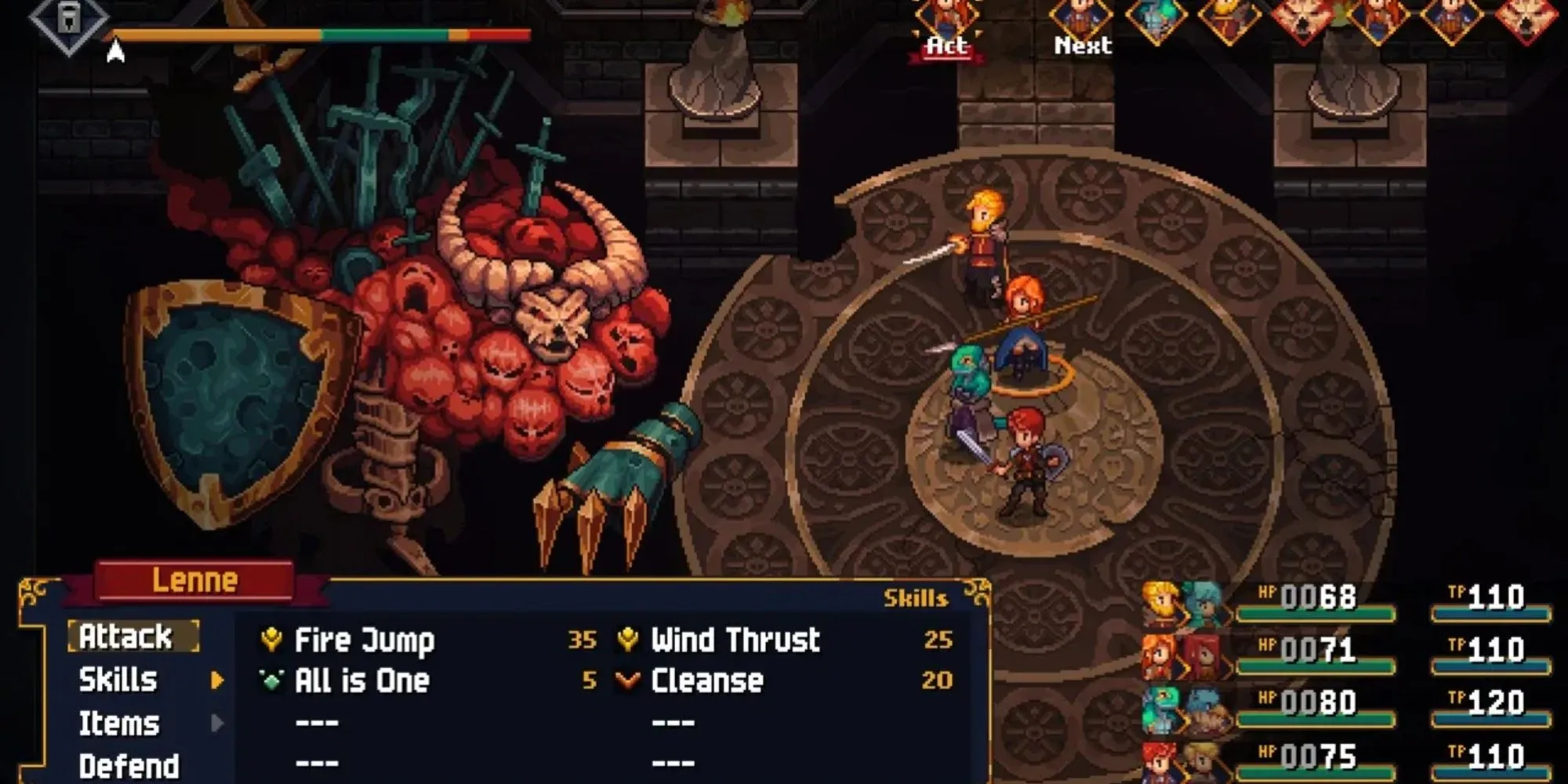 Cơ chế chiến đấu hấp dẫn trong game RPG Chained Echoes
