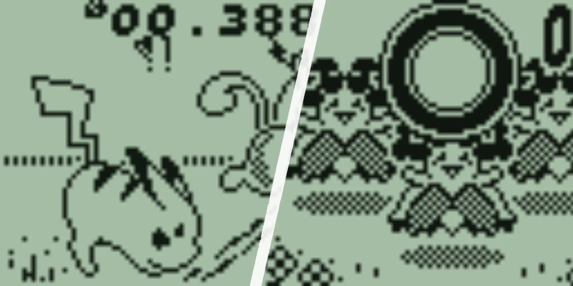 Hai trò chơi minigame được chơi trên máy Nintendo Pokémon Mini