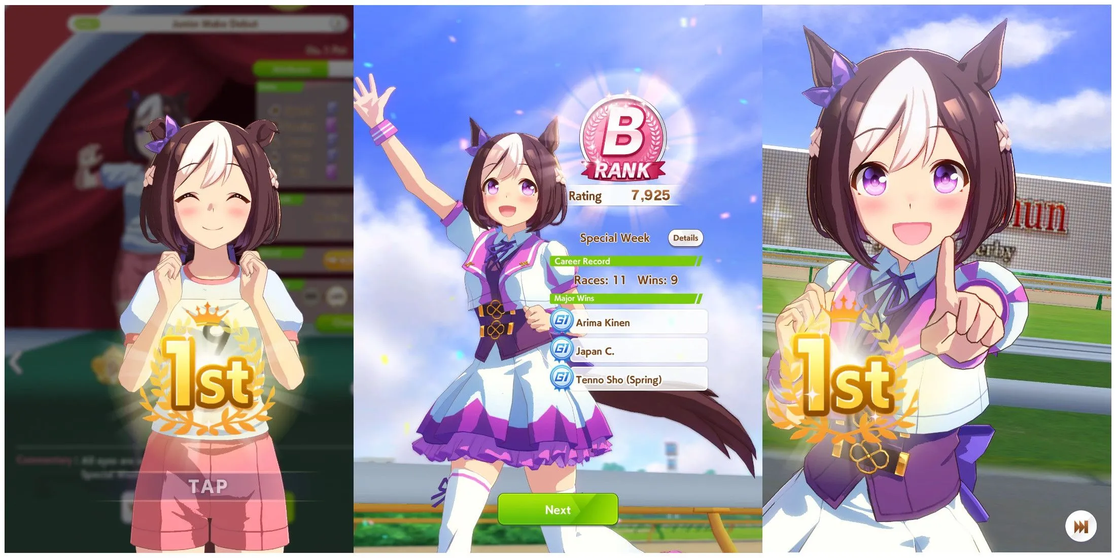 Special Week rạng rỡ với chiến thắng vẻ vang trong Umamusume Pretty Derby