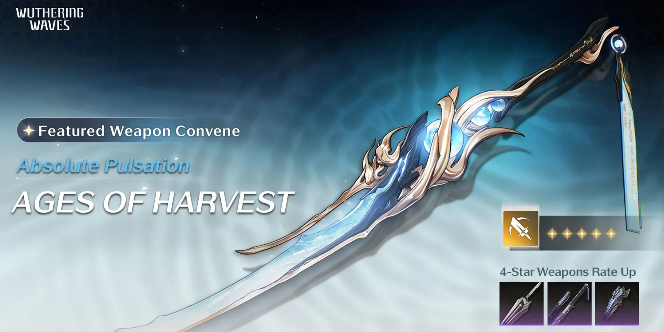 Vũ khí Ages of Harvest cùng banner Jinhsi