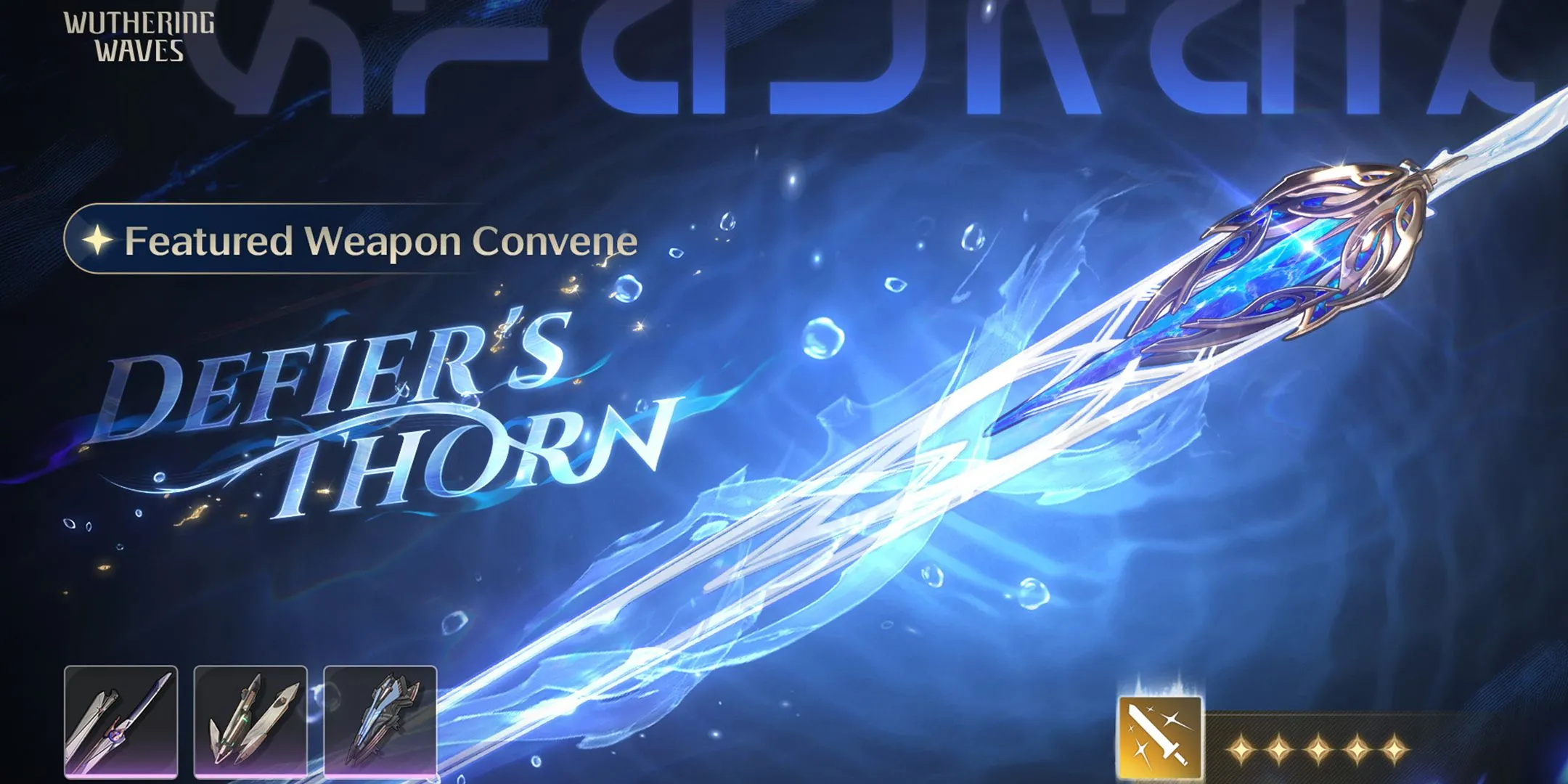 Vũ khí Defier's Thorn xuất hiện cùng banner Cartethyia