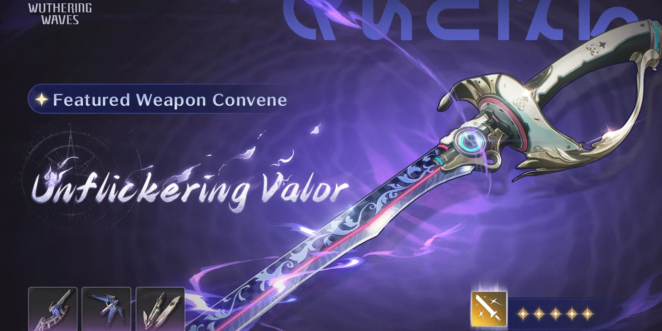 Vũ khí Unflickering Valor đi kèm banner Brant